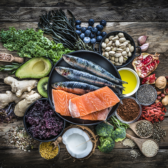 pescatarian diet - less colon cancer image